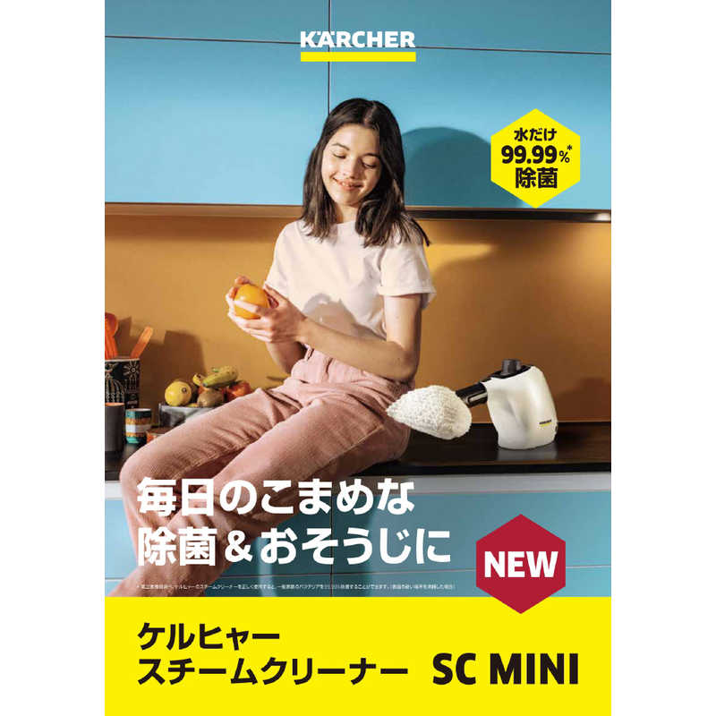 ケルヒャー 　KARCHER ケルヒャー 　KARCHER スチームクリーナー SC MINI 1.516-339.0 [スティック・ハンディ] SCmini SCmini