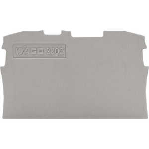 ワゴジャパン WAGO 端子台エンドプレート2001・2002共用2線式グレー色 10 2002-1291-PK ワゴジャパン WAGO 端子台エンドプレート2001・2002共用2線式グレー色 10 2002-1291-PK