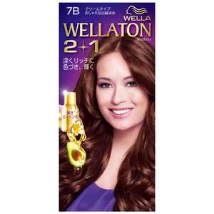 WELLATON(ウエラトーン)2+1 クリームタイプ 7B 明るいピュアブラウン WELLATON(ウエラトーン)2+1 クリームタイプ 7B 明るいピュアブラウン