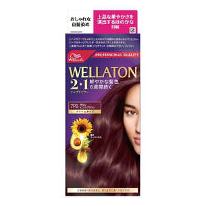WELLATON(ウエラトーン)2+1 クリームタイプ 7PB 明るいピンクブラウン A剤60g+B剤60g+エッセンス7.3ml WELLATON(ウエラトーン)2+1 クリームタイプ 7PB 明るいピンクブラウン A剤60g+B剤60g+エッセンス7.3ml