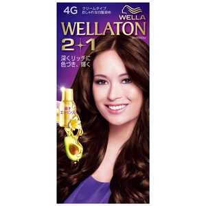 WELLATON(ウエラトーン)2+1 クリームタイプ 4G ダークウォームブラウン A剤60g+B剤60g+エッセンス7.3ml WELLATON(ウエラトーン)2+1 クリームタイプ 4G ダークウォームブラウン A剤60g+B剤60g+エッセンス7.3ml