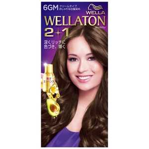 WELLATON(ウエラトーン)2+1 クリームタイプ 6GM やや明るいマットブラウン WELLATON(ウエラトーン)2+1 クリームタイプ 6GM やや明るいマットブラウン