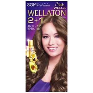 WELLATON(ウエラトーン)2+1 クリームタイプ 8GM より明るいマットブラウン A剤60g+B剤60g+エッセンス7.3ml WELLATON(ウエラトーン)2+1 クリームタイプ 8GM より明るいマットブラウン A剤60g+B剤60g+エッセンス7.3ml