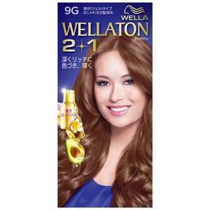 WELLATON(ウエラトーン)2+1 液状(ジェル)タイプ 9G かなり明るいウォームブラウン A剤43ml+B剤86ml+エッセンス5.5ml WELLATON(ウエラトーン)2+1 液状(ジェル)タイプ 9G かなり明るいウォームブラウン A剤43ml+B剤86ml+エッセンス5.5ml