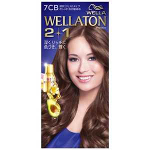 WELLATON(ウエラトーン)2+1 液状(ジェル)タイプ 7CB 明るいナチュラルブラウン A剤43ml+B剤86ml+エッセンス5.5ml WELLATON(ウエラトーン)2+1 液状(ジェル)タイプ 7CB 明るいナチュラルブラウン A剤43ml+B剤86ml+エッセンス5.5ml