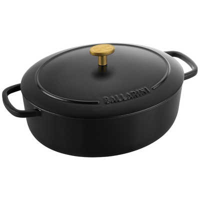 バッラリーニ 鋳物ほうろう鍋 ベラモンテ オーバル(23cm) トリュフ