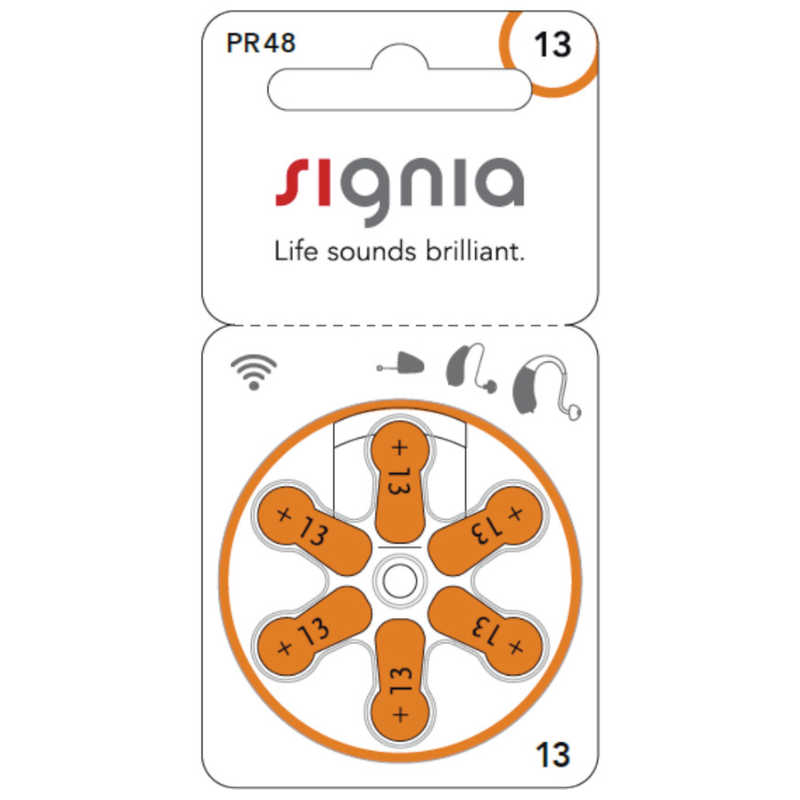シグニア 補聴器用電池 空気電池 signia(シグニア) [6本 /PR48(13)] PR48 の通販 | カテゴリ：電球・電池・電源タップ |  シグニア 家電通販のコジマネット - 全品代引き手数料無料