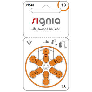 シグニア 補聴器用電池 空気電池 signia(シグニア) [6本 /PR48(13)] PR48