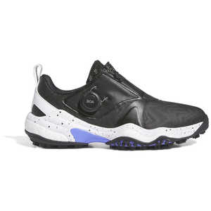 アディダス ゴルフシューズ コードカオス 25 ボア ［レディース /23.5cm /幅：2E］ コアブラック×ホワイト×コバルトブルー