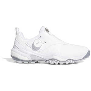 アディダス ゴルフシューズ コードカオス 25 ボア ［レディース /23.5cm /幅：2E］ ホワイト×シルバーMET×グレーツー