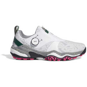 アディダス ゴルフシューズ コードカオス 25 ボア ［メンズ /27.0cm /幅：2E］ ホワイト×コアブラック×カレッジグリーン