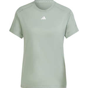 アディダス adidas レディース AEROREADY トレイン エッセンシャルズ ミニマル ロゴ クルーネック 半袖Tシャツ シルバーグリーン/ホワイト L 【返品交換不可】 N アディダス adidas レディース AEROREADY トレイン エッセンシャルズ ミニマル ロゴ クルーネック 半袖Tシャツ シルバーグリーン/ホワイト L 【返品交換不可】 N