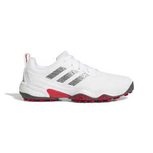 アディダス ゴルフシューズ コードカオス25 CODECHAOS 25 [メンズ/26.5cm/幅:2E] Fホワイト×グレーファイブ×ルシッドレッド