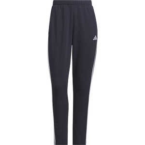 アディダス レディース スリーストライプス レギュラーフィット ダブルニット トラックパンツ ［レディース /Mサイズ］ レジェンドインク×ホワイト 【返品交換