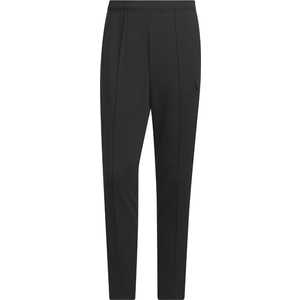 アディダス メンズ スリーストライプス スリムフィット ダブルニット オープンヘム トラックパンツ ［メンズ /XLサイズ］ ブラック 【返品交換不可】 