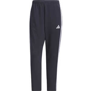 アディダス スリーストライプス レギュラーフィット ダブルニット オープンヘム トラックパンツ ［メンズ /XLサイズ］ レジェンドインク×ホワイト 【返品交換不可】 