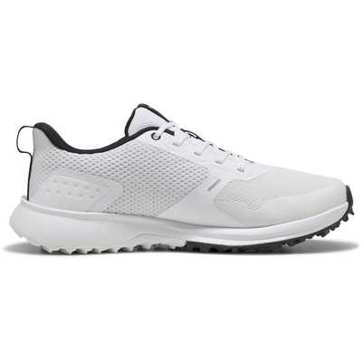 プーマ　ゴルフシューズ フュージョングリップ6 ホワイト×ブラック [メンズ/27.5cm/幅:2E] プーマホワイト×プーマブラック　31026001_25FW プーマ ゴルフシューズ フュージョングリップ6 ホワイト×ブラック