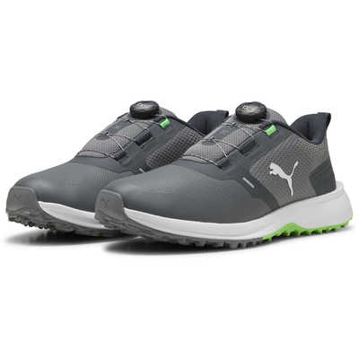 プーマ　ゴルフシューズ フュージョングリップ6 ディスク SLATE GRAY×FLURO GREEN PES [メンズ/27.5cm] SLATE GRAY×FLURO GREEN PES　31121601_25FW プーマ ゴルフシューズ フュージョングリップ6 ディスク SLATE GRAY