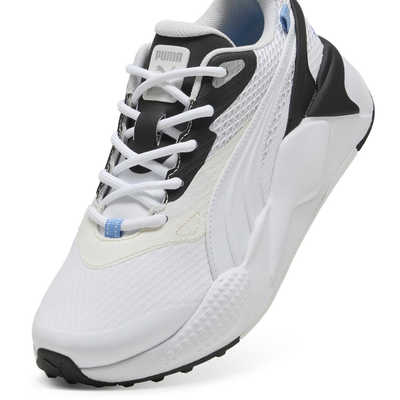 プーマ　ゴルフシューズ GS-X エフェクト スパイクレス [レディース/22.5cm] PUMA WHITE×WARM WHITE×TEAM LIGHT BLUE　30977107_25FW プーマ ゴルフシューズ GS-X エフェクト スパイクレス [レディース