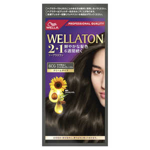 ウエラ トーン2＋1 クリームタイプ 6CG(60g＋60g＋7.3mL)［医薬部外品］ WTツプラスワンC6CG