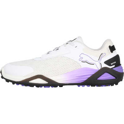プーマ　ゴルフシューズ シャドウキャット ニトロ スパイクレス [メンズ/25.0cm] PUMA WHITE×PUMA BLACK×DARK AMETHYST　31024913_25FW プーマ ゴルフシューズ シャドウキャット ニトロ スパイクレス [メンズ