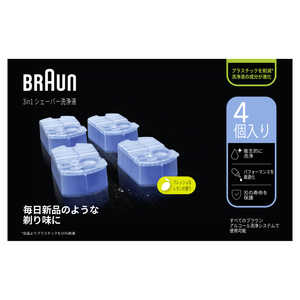 ブラウン　BRAUN 専用洗浄カｰトリッジ クリｰンandリニュｰシステム専用洗浄液カｰトリッジ(4個入) CCR4(CR)