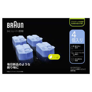 ＜コジマ＞ ブラウン BRAUN 専用洗浄カートリッジ クリーンandリニューシステム専用洗浄液カートリッジ(4個入) CCR4CR画像