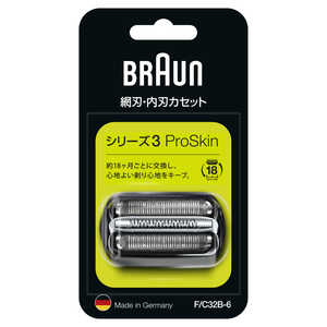 ＜コジマ＞ ブラウン BRAUN シェーバー替刃 (網刃・内刃一体型カセット) FC32B6画像