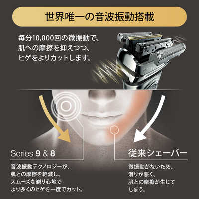ブラウン BRAUN メンズ電気シェーバー シリーズ9 [4枚刃 AC100V-240V