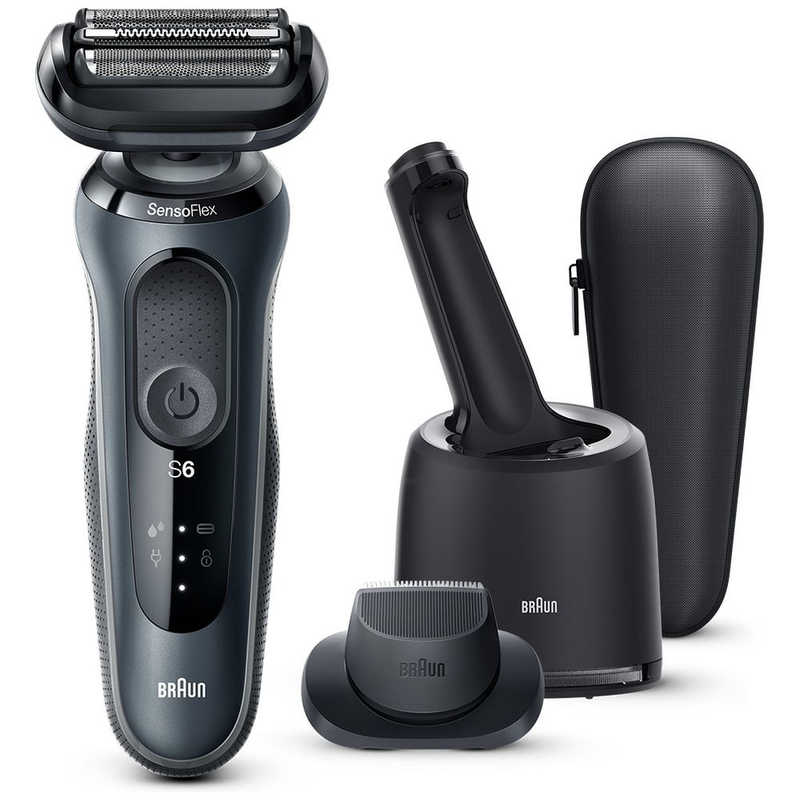 ブラウン　BRAUN ブラウン　BRAUN 【アウトレット】メンズ電気シェーバー シリーズ6 ノワールブラック (アルコール洗浄システム付きモデル/3枚刃/AC100V-240V) 61-N7200CC 61-N7200CC