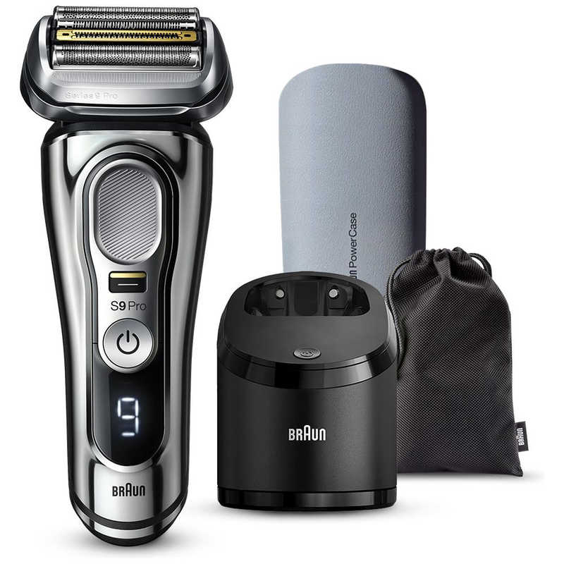 ブラウン　BRAUN ブラウン　BRAUN 電気シェーバー シリーズ9Pro アルコール洗浄機モデル (国内・海外対応)［4枚刃／AC100V-240V］ 9476CC-V 9476CC-V