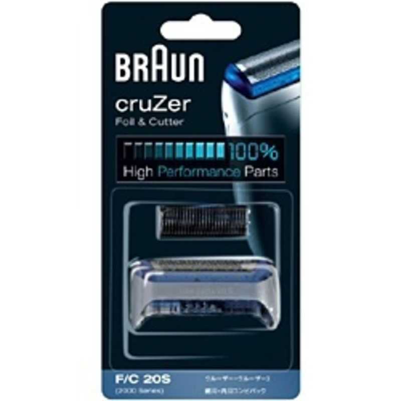 ブラウン　BRAUN ブラウン　BRAUN シェーバー用替刃(セット)コンビパック F/C20S (シルバｰ) F/C20S (シルバｰ)