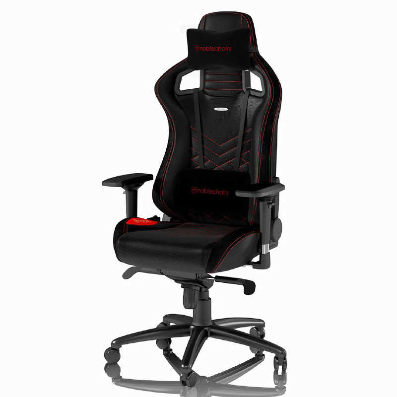 NOBLECHAIRS NOBLECHAIRS ゲーミングチェア EPIC レッド NBL-PU-RED-003 NBL-PU-RED-003