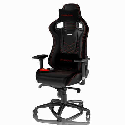 NOBLECHAIRS ゲーミングチェア EPIC レッド NBL-PU-RED-003 の通販