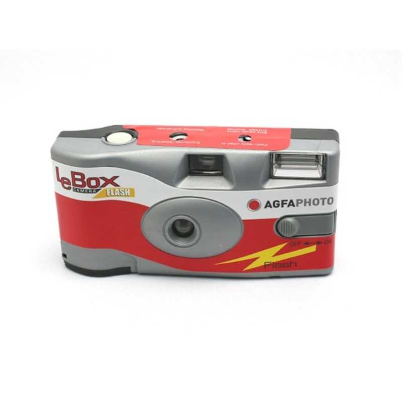 AGFA AGFA LeBox Flash [使い捨て]ワンタイムカメラ(カラーネガ 27撮りワンタイム) AGFALF400 AGFALF400