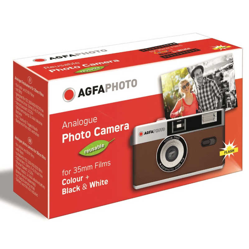 AGFA AGFA AGFA Photo Analogue Photo Camera(アグファフォト アナログフォトカメラ)35mm (ブラウン) APCBR APCBR