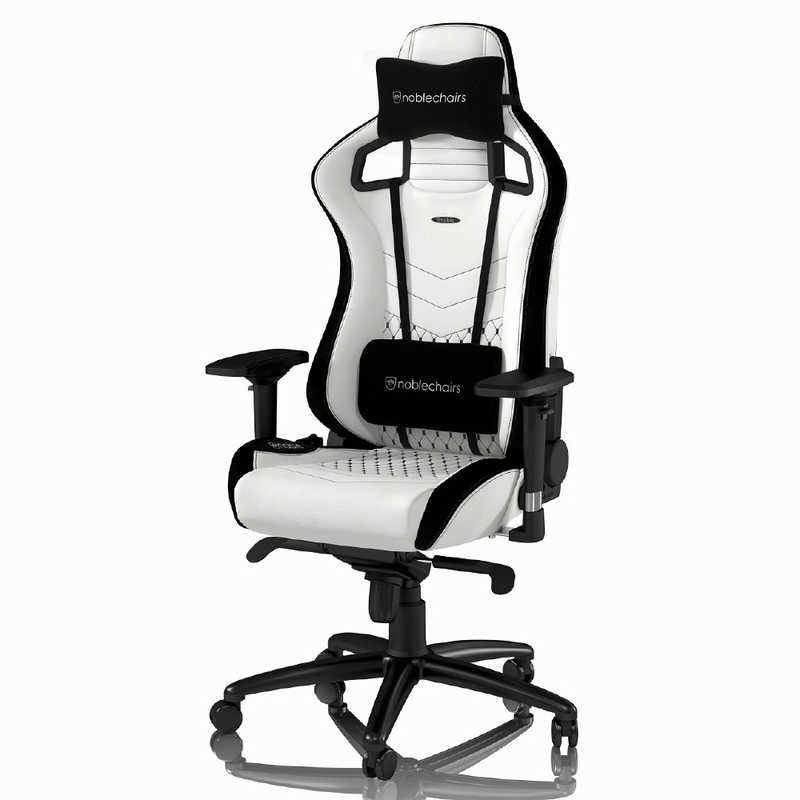 NOBLECHAIRS NOBLECHAIRS ゲーミングチェア EPIC プレミアムホワイト NBL-PU-WHT-002 NBL-PU-WHT-002