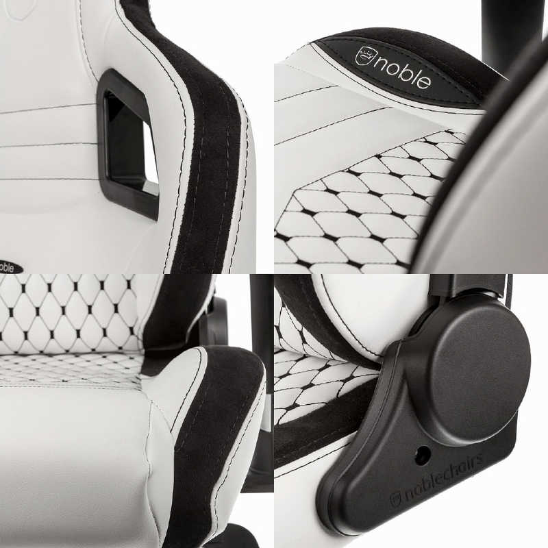 NOBLECHAIRS NOBLECHAIRS ゲーミングチェア EPIC プレミアムホワイト NBL-PU-WHT-002 NBL-PU-WHT-002