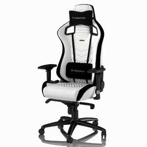 NOBLECHAIRS ゲーミングチェア EPIC プレミアムホワイト NBL-PU-WHT-002