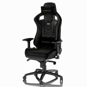 NOBLECHAIRS ゲーミングチェア EPIC ゴールド NBL-PU-GOL-003