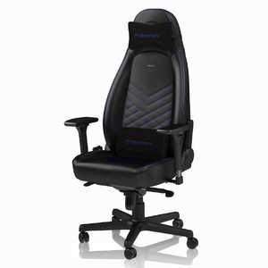 ＜コジマ＞ NOBLECHAIRS noblechairs ゲーミングチェア (ヘッドレスト ランバーサポート付)ブルー ブルー NBLICNPUBBLSGL