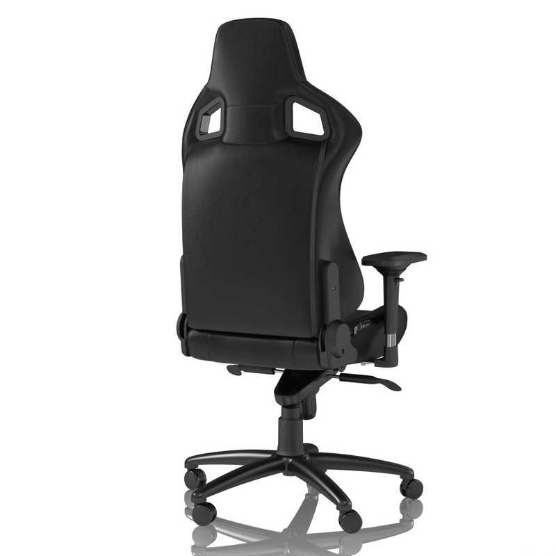 NOBLECHAIRS NOBLECHAIRS ゲーミングチェア EPIC Real Leather 本革（ネックピロー ランバーサポート付） ブラック NBL-RL-BLA-002 NBL-RL-BLA-002