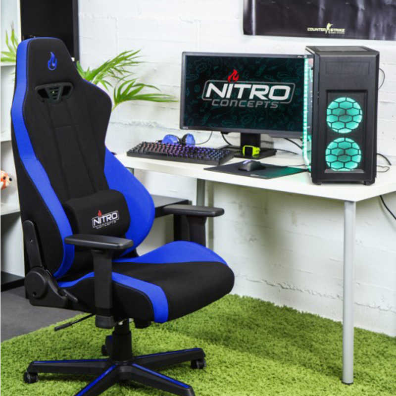 NOBLECHAIRS NOBLECHAIRS ゲーミングチェア S300 ブルー NC-S300-BB NC-S300-BB