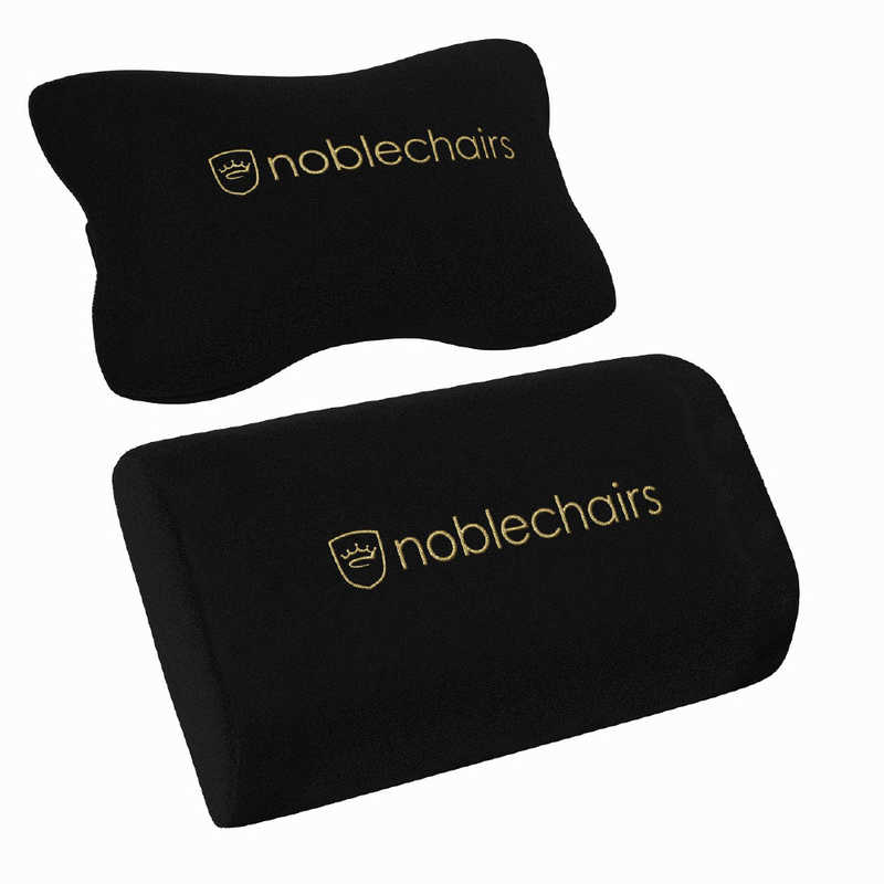 NOBLECHAIRS NOBLECHAIRS ゲーミングチェア (ヘッドレスト ランバーサポート付) ゴールド NBL-ICN-PU-GOL-SGL NBL-ICN-PU-GOL-SGL
