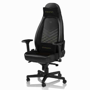  NOBLECHAIRS noblechairs ゲーミングチェア (ヘッドレスト ランバーサポート付) ゴールド ゴールド NBLICNPUGOLSGL