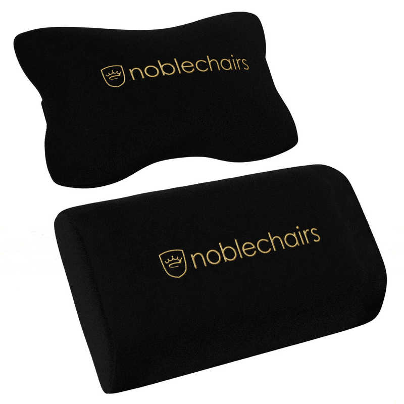 NOBLECHAIRS NOBLECHAIRS ゲーミングチェア HERO Real Leather 本革（ネックピロー ランバーサポート付） ブラック NBL-HRO-RL-BLA-SGL NBL-HRO-RL-BLA-SGL