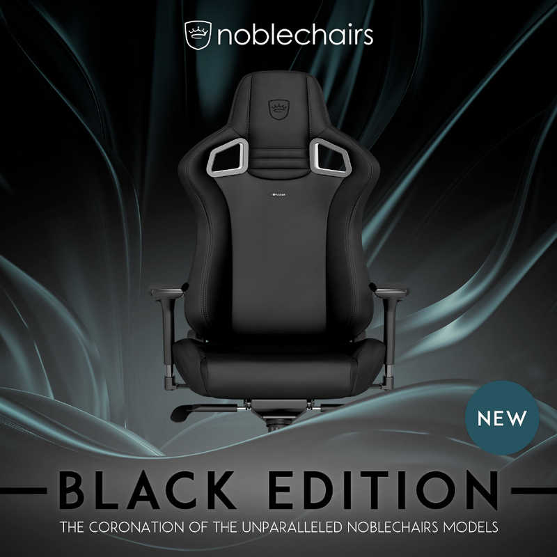 NOBLECHAIRS NOBLECHAIRS ゲーミングチェア EPIC エピック BLACK EDITION ブラックエディション noblechairs マットブラック NBL-PU-BLA-005 NBL-PU-BLA-005