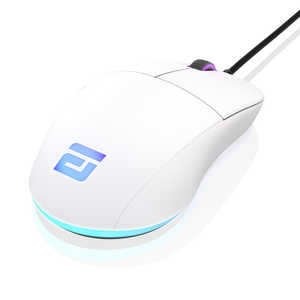 ＜コジマ＞ エンドゲームギア ゲーミングマウス XM1 RGB ホワイト [光学式/有線/6ボタン/USB] ホワイト EGGXM1RGBWHT画像