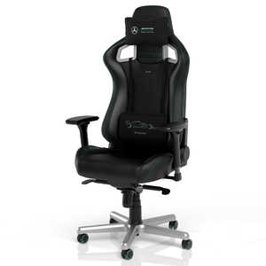 NOBLECHAIRS ゲーミングチェア EPIC Mercedes-AMG Petronas Formula One Team 2021 Edition （マットブラック） マットブラック NBLEPCPUMPFSGL