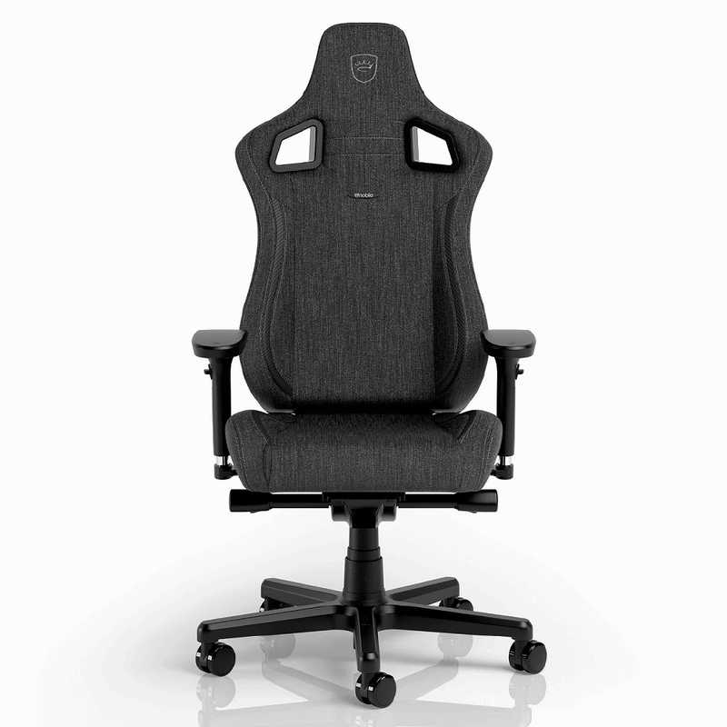 NOBLECHAIRS NOBLECHAIRS ゲーミングチェア ［W620xD620xH1120～1220mm］ EPIC COMPACT - TX(ファブリックモデル) チャコールグレー  NBL-ECC-TX-ATC NBL-ECC-TX-ATC